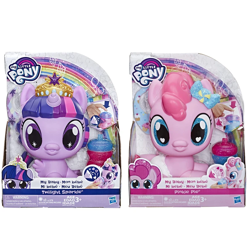 My Little Pony Toy My Baby Twilight Sparkle Pinkie Pie 7 inch Model Dolls for Girls Birthday Gift Toys for Children Collectible