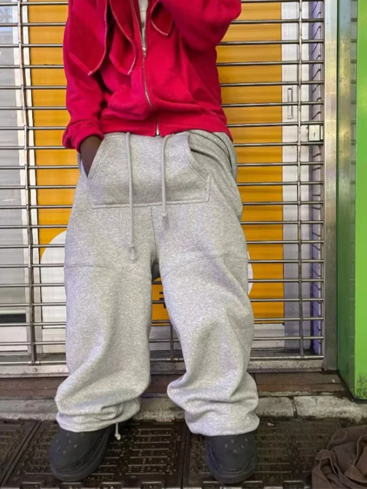 

Men Hip Hop Personality Hoodie Pants Space Undercover Werewolf Kill Loose Sweatshirt Y2k Trend Hooded Pocket Casual Pants Jogger