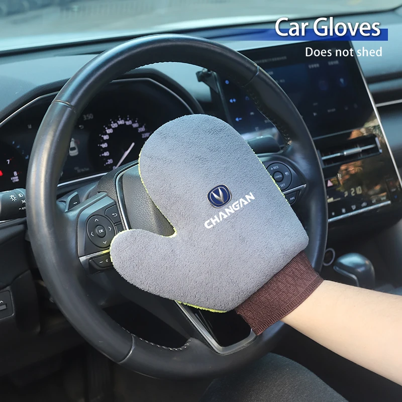 

Coral Fleece Car Wash Gloves Car Cleaning Towel Car Drying Tool For Changan CS75 CS35 CS15 CS95 RAETON CX70 CX20 CS16EV Alsvin