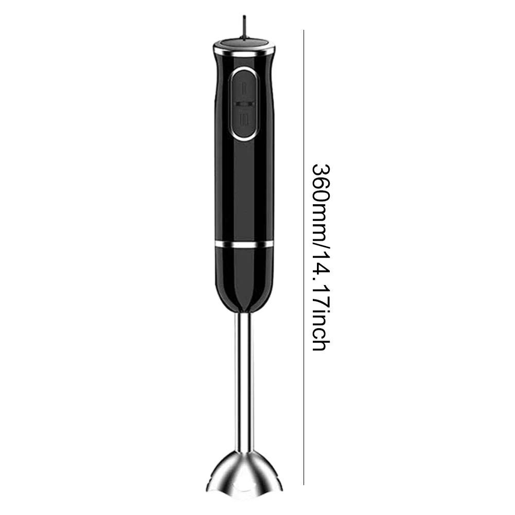 BioloMix 4 in 1 High Power 1200W Immersion Hand Stick Blender Mixer Includes Chopper and Smoothie Cup Stainless Steel Ice Blades