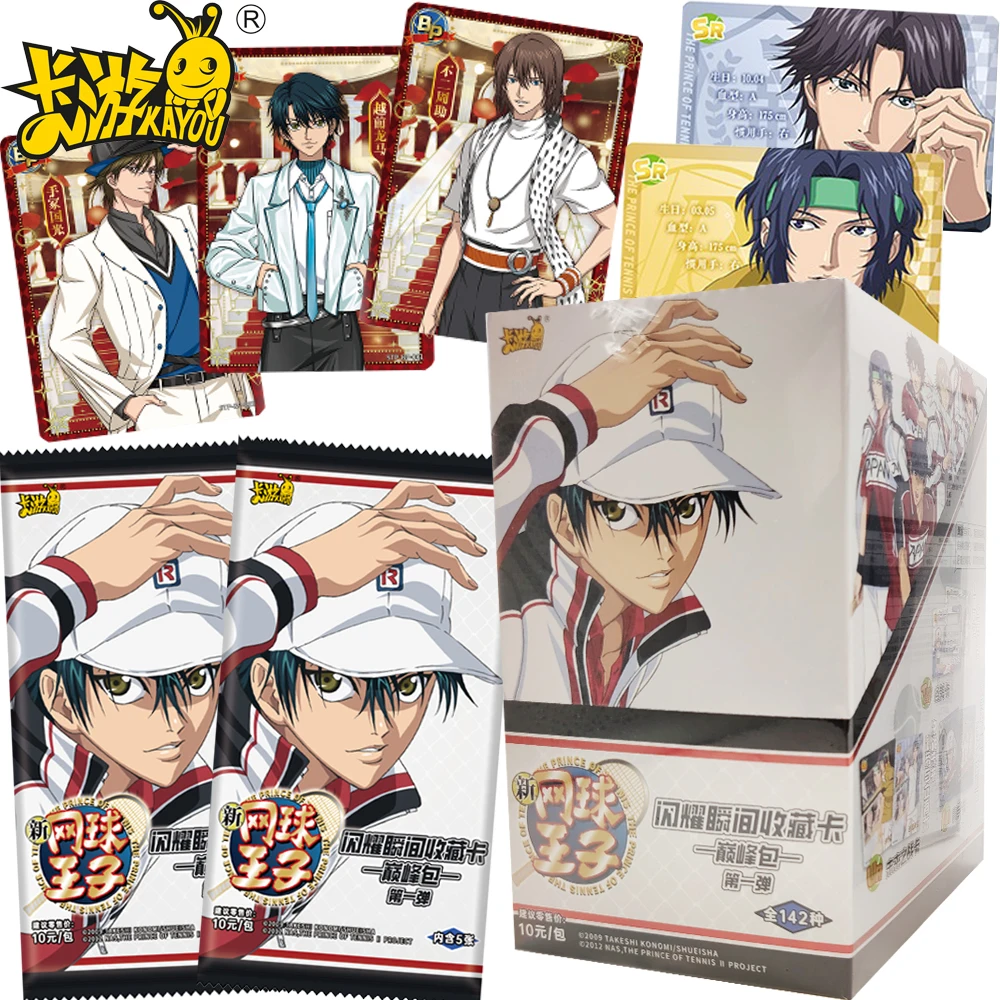 

Original Kayou The Prince of Tennis Collection Cards for Children Japanese Sports Anime Protagonist Sparkling Moment Cards Gifts