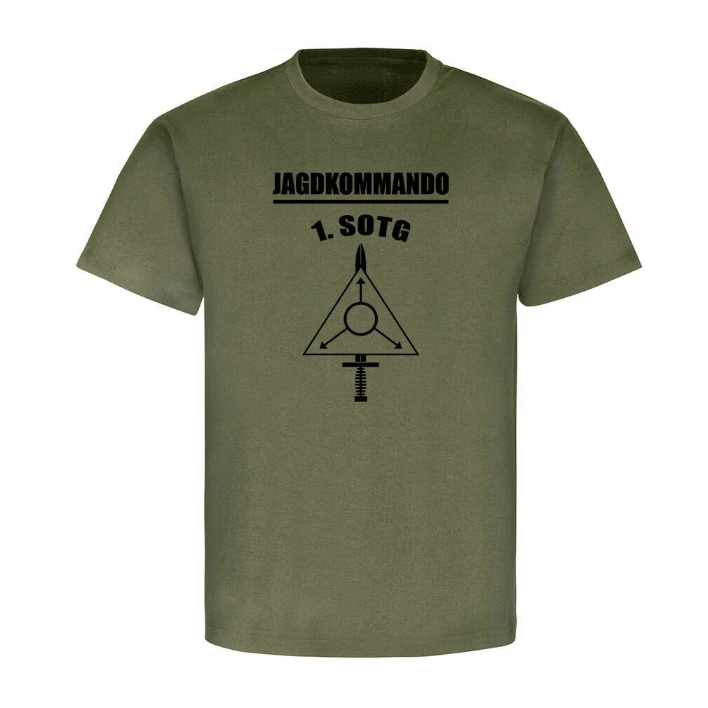 Austria Army Anti-Terrorist Hunting Commando 1 SOTG Group T-Shirt. Premium Cotton Short Sleeve O-Neck Mens T Shirt New S-3XL