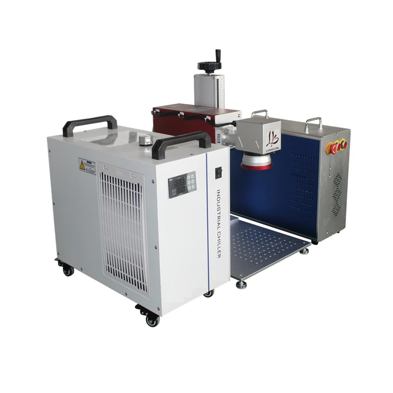 CRS 5 واط الأشعة فوق البنفسجية آلة التعليم بالليزر الطول الموجي 355nm 10 واط الأشعة فوق البنفسجية آلة الحفر بالليزر للمعادن الزجاج الخشب الاكريليك بولي كلوريد الفينيل تبريد المياه