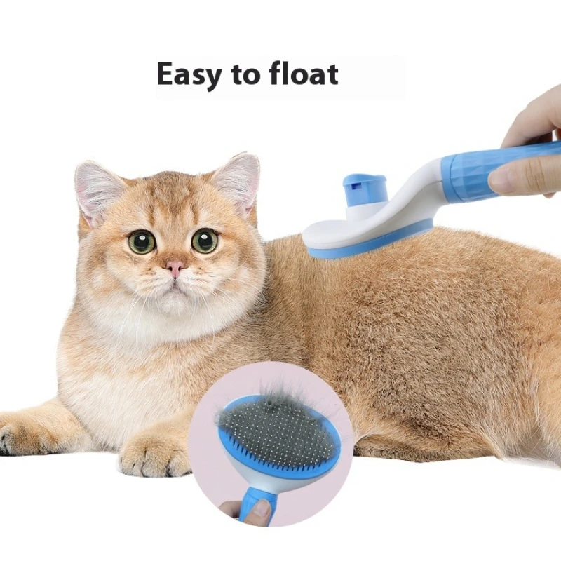 

Pet cat comb cleaning hair dog comb needle comb self cleaning hair remover dog cat pet supplies