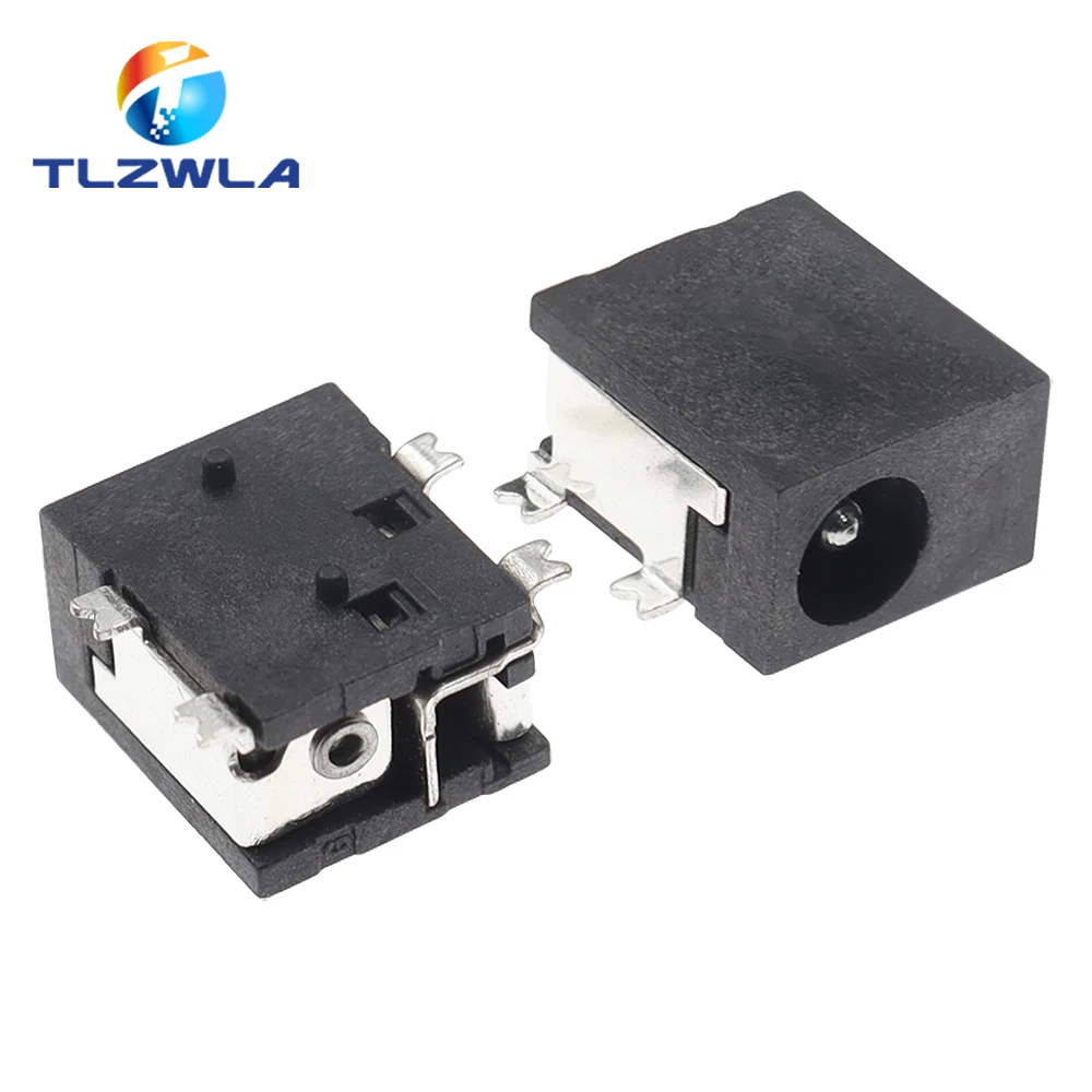 10PCS DC Power Socket DC-033 4.0*1.7mm 3.5*1.35mm DC Socket SMD 4Pin Power Socket DC033 4.0x1.7mm 3.5x1.35mm
