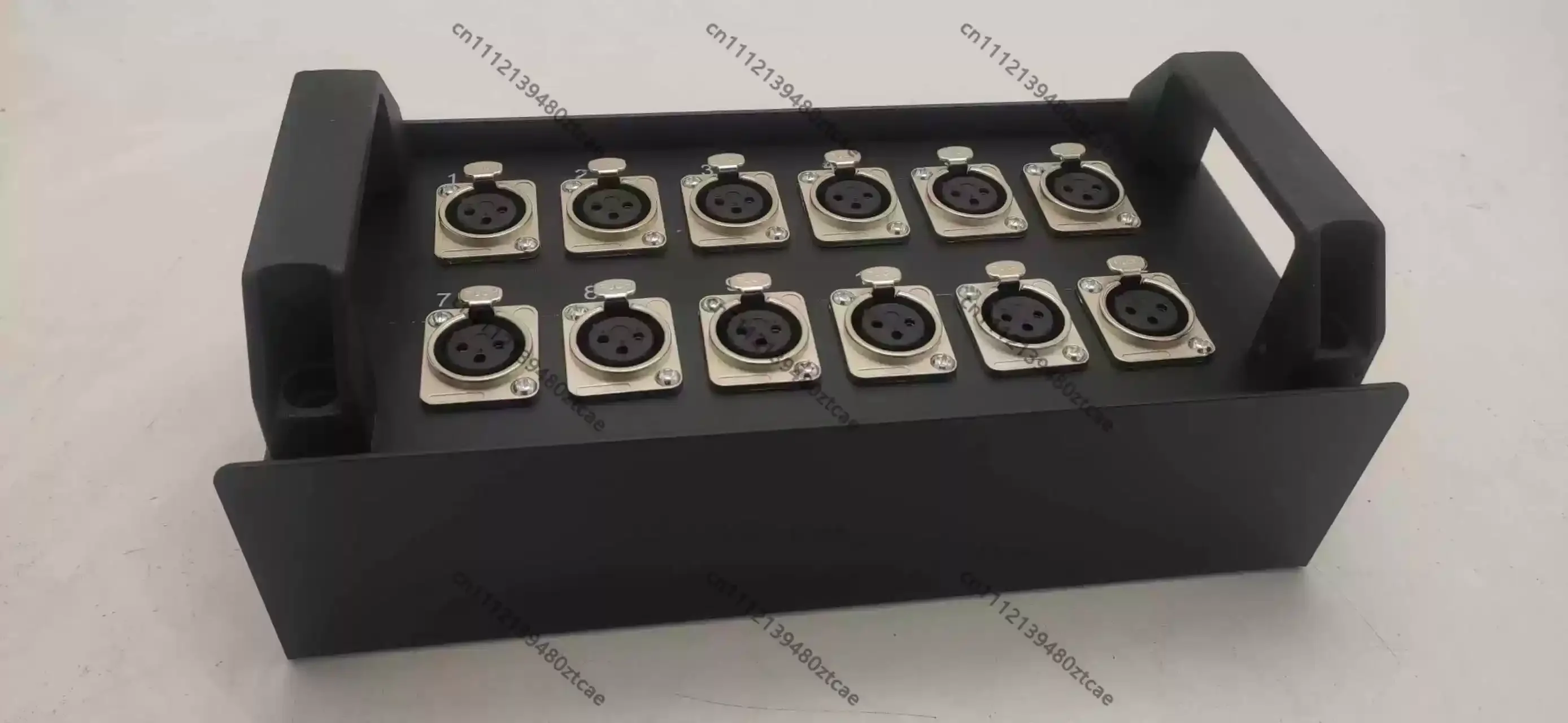 12 Channel Stage Terminal Box, XLR & 6.35mm Audio Connection Panel