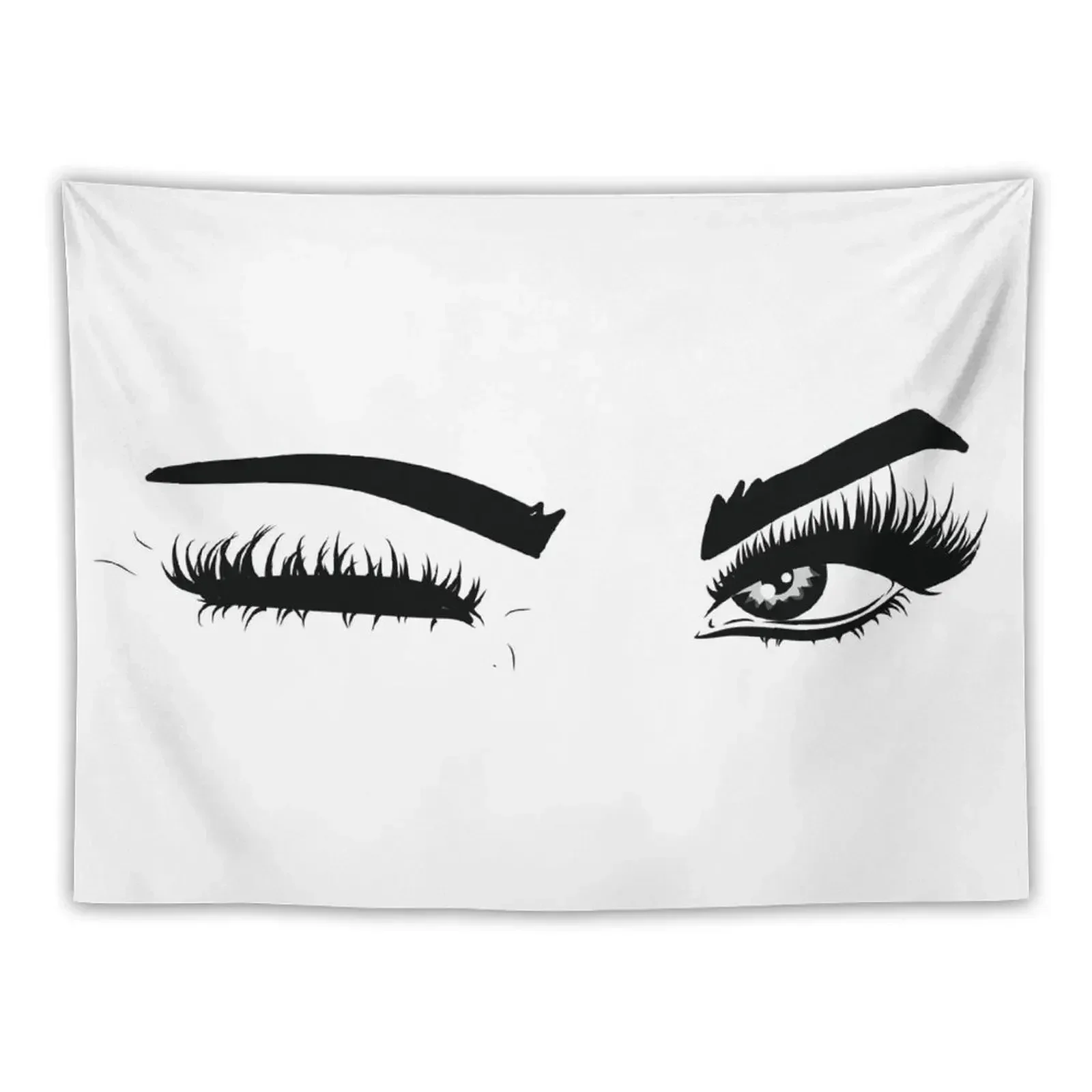 

Wink eyes Tapestry Home Decorators Room Decor Cute Wall Decoration Tapestry