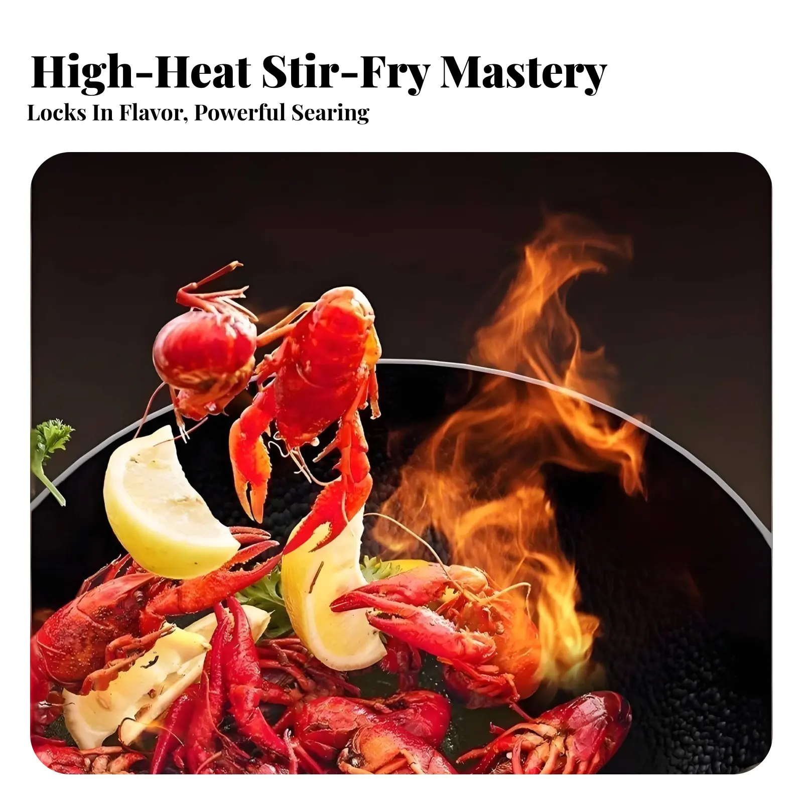 Hand Hammered Wok Pre-Seasoned Traditional Chinese Wok Carbon Steel Frying Pan Non Coating Cookware Professional Grade