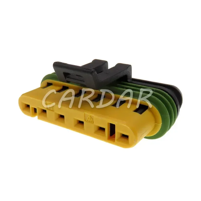 1 Set 6 Pin 15344031 Car Waterproof Wiring Harness Socket Automotive Electrical Connector AC Assembly