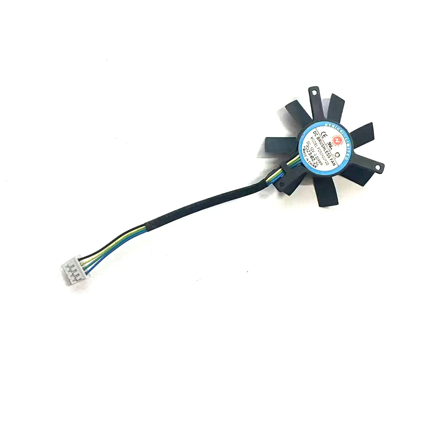 

for Sapphire Radeon RX 6400 4G D6 Graphics Card Replacement Accessories 46MM 4PIN FD5010U12D RX 6400 GPU Fan