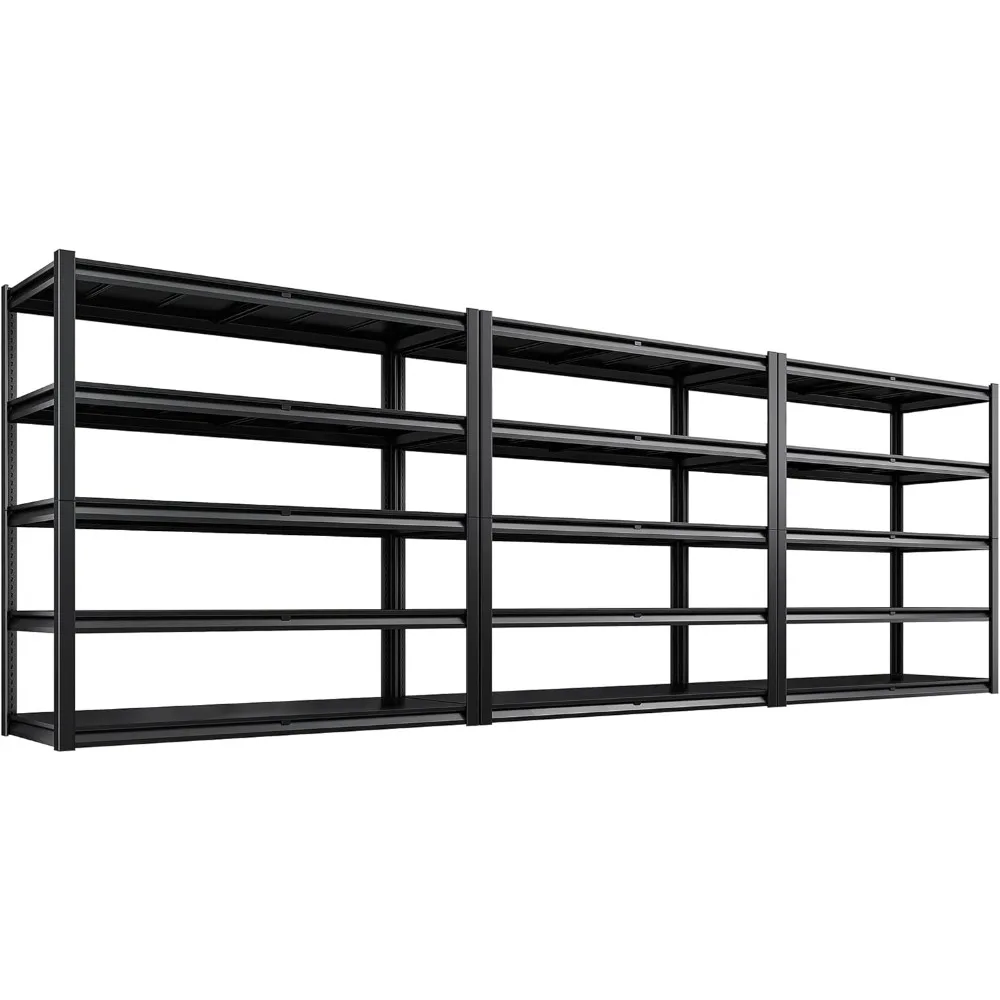 3000LBS Garage Storage Shelves Heavy Duty Shelving Adjustable Metal Shelving Unit 5-Tier,55