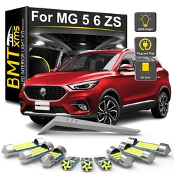 BMTxms Car LED Interior Light Bulb Kit For MG ZS 5 6 MG5 MG6 Vehicle Reading License Plate Lamp Lighting Canbus Car Accessories
