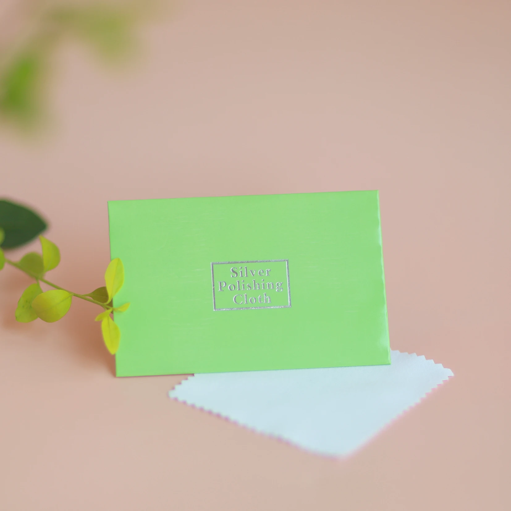 White Polishing Cloth Necklace Cleaning Cloth Deer Leather Velvet 100 Sheets Individually Packaged in Paper Shell 6.5*10cm
