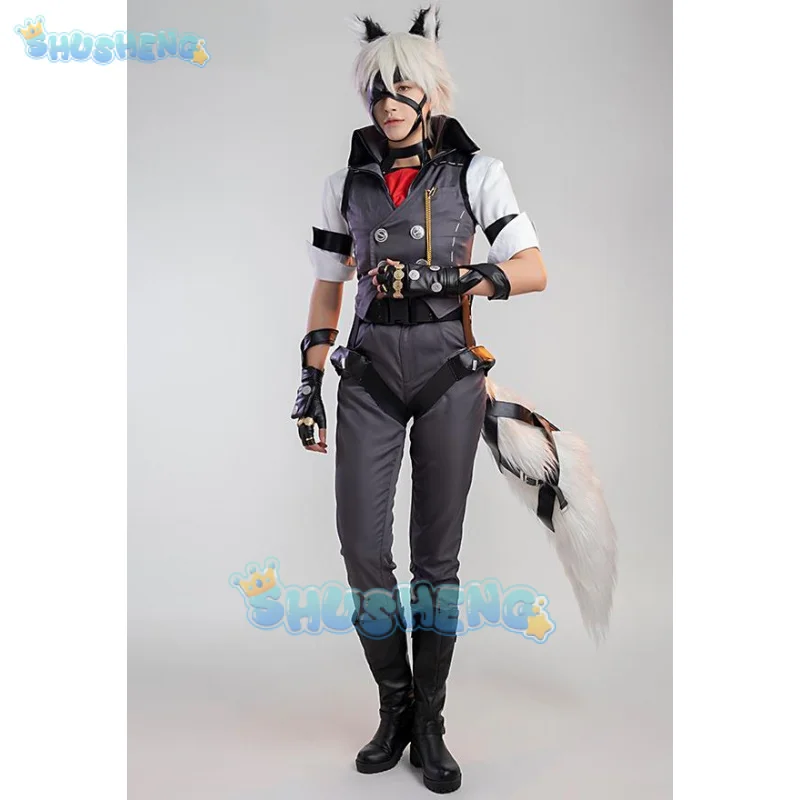 Costume de Cosplay Zenless Zone ontariVon Lycaon pour Homme et Femme, Uniforme de Jeu, Anneaux de Queue, Victoria 007, Nouvelle Eridu, Tenue d'Halloween