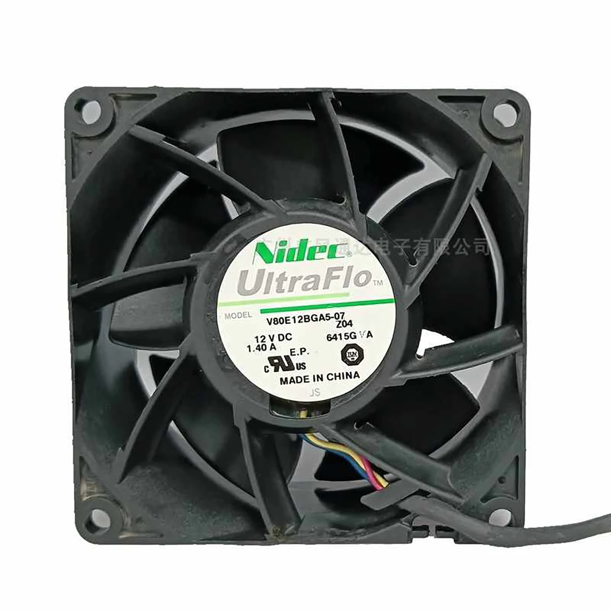

Original NIDEC V80E12BGA5-07 12V 1.4A 8038 Violent Intelligent Cooling Fan