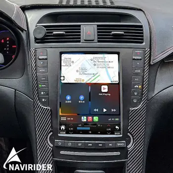 適用於2004-2008款謳歌TL的10.4吋安卓15車用收音機,多媒體播放器,附GPS導航和CarPlay功能。 6 最佳銷售 謳歌 TL 收音機 - №1