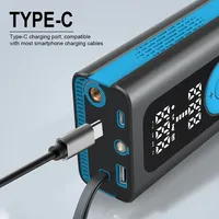 NickWireless Tire Air Inflator Portable Air Compressor Electric Air Pump for Car Tire With Power Bank 150PSI