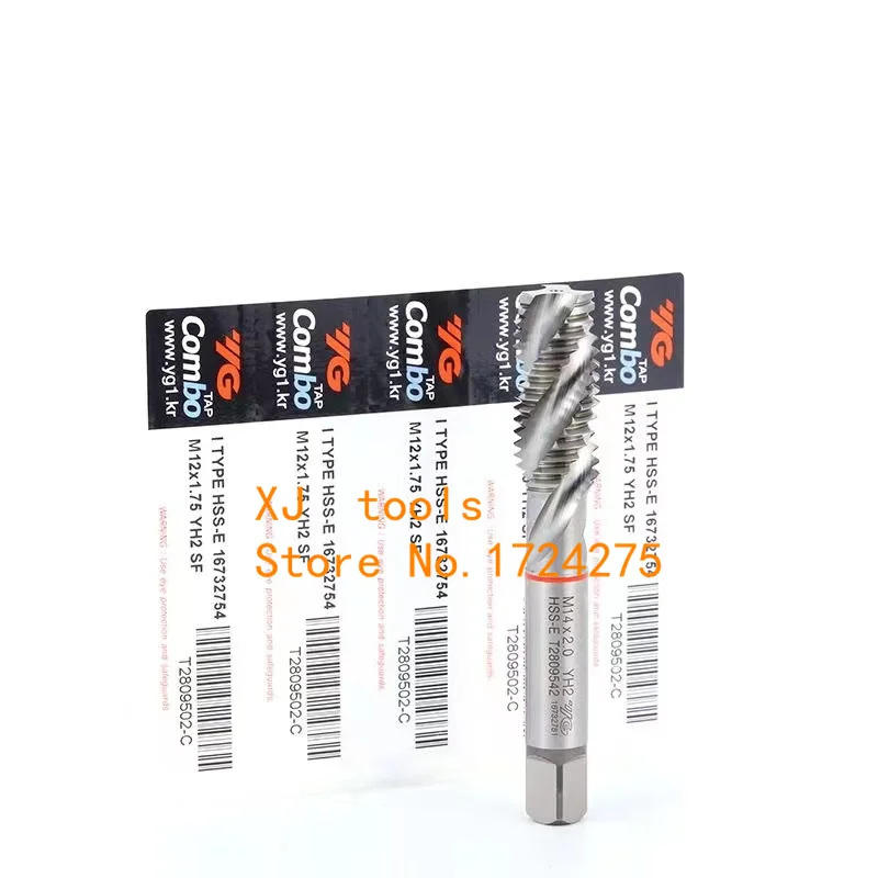 YG-1 T2809 Combo HSS-EX Rubinetto a spirale M3 M4 M5 M6 M8 M10 M12 M16 M18 M20 M27 M30 Lavorazione per ghisa Acciaio Acciaio Acciaio inossidabile AL ecc.