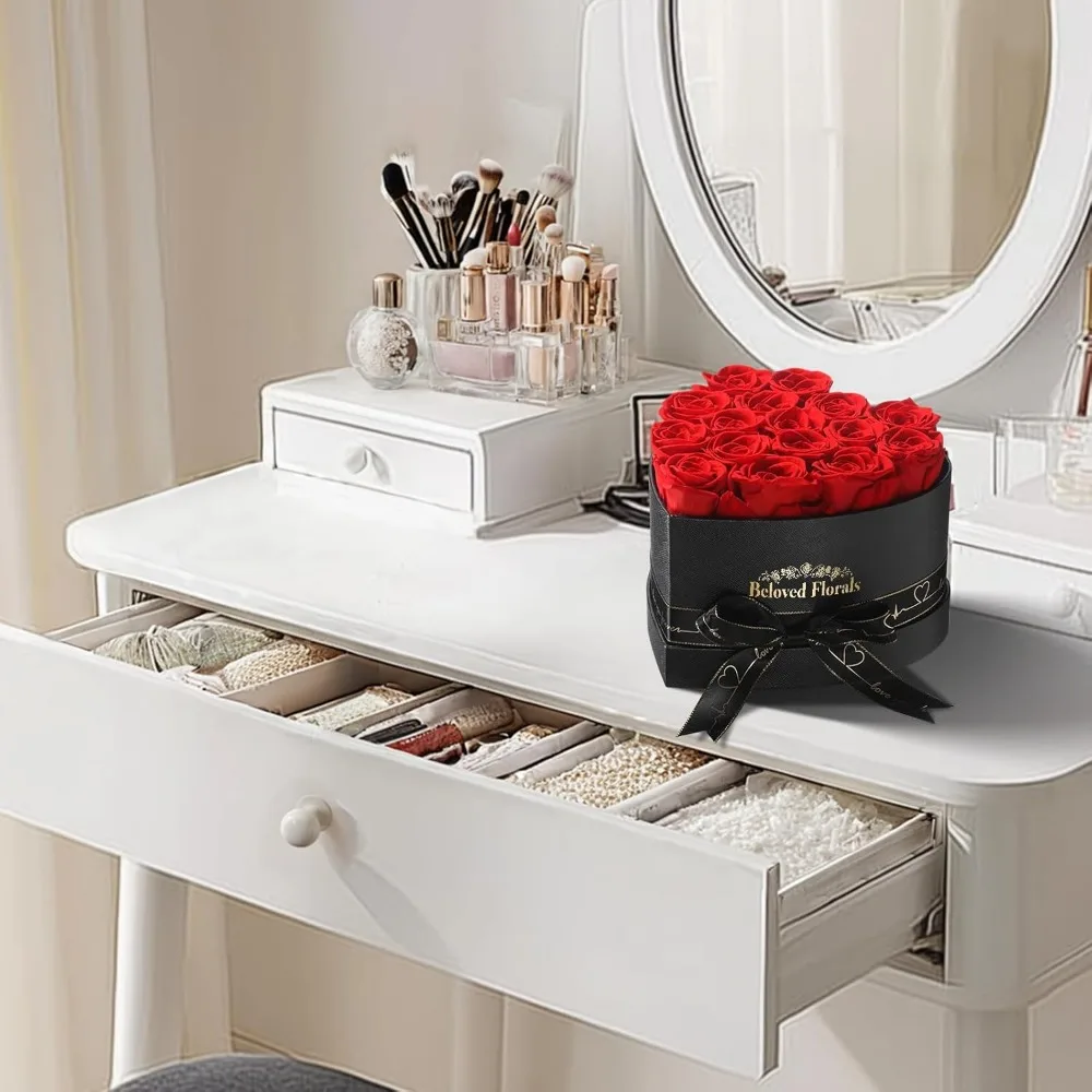 16 ورود محفوظة زهور أبدية هدية للنساء أمي زوجة صديقة الجدة عيد الحب عيد الأم عيد الميلاد الذكرى #2