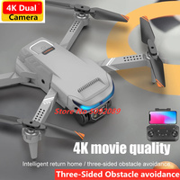 three-sided Obstacle Avoidance Drone Optical Flow Smart Follow Me Four-axis Aircraft 4K ESC Dual Camera Drone RC Quadcopter Gift