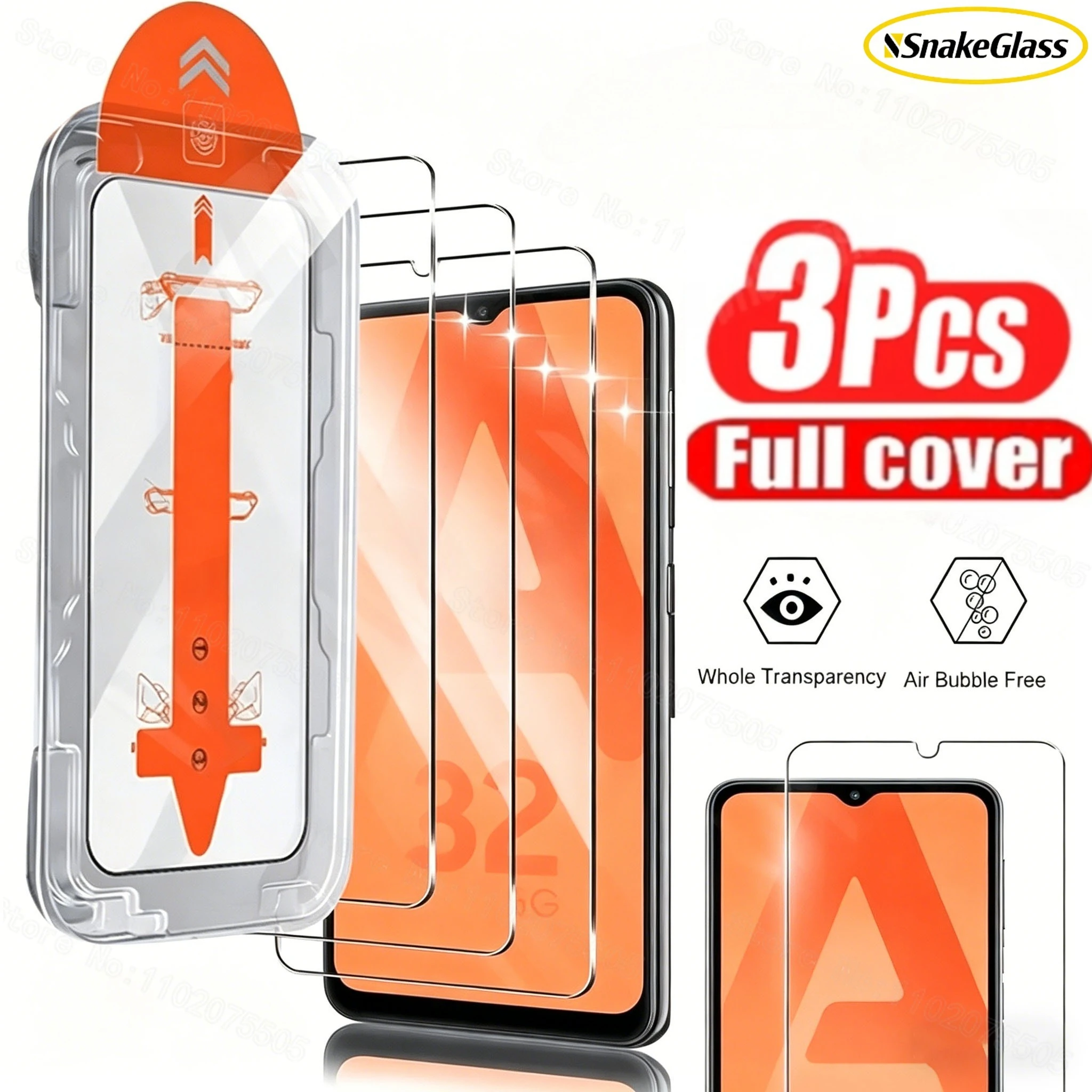 

3PCS Screen Protector for Samsung for Galaxy A14/A15/A16/A25/A26/A34/A35/A36/A54/A55/A56/A37/A57 Series,High Sensitivity Glass