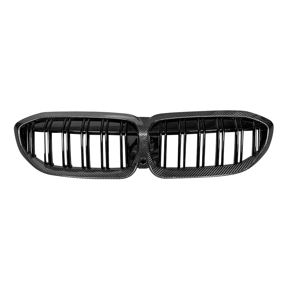 Front Bumper Grill Carbon Fiber Grill Air Intake Grille For BMW 3 Series G20 G28 Lci