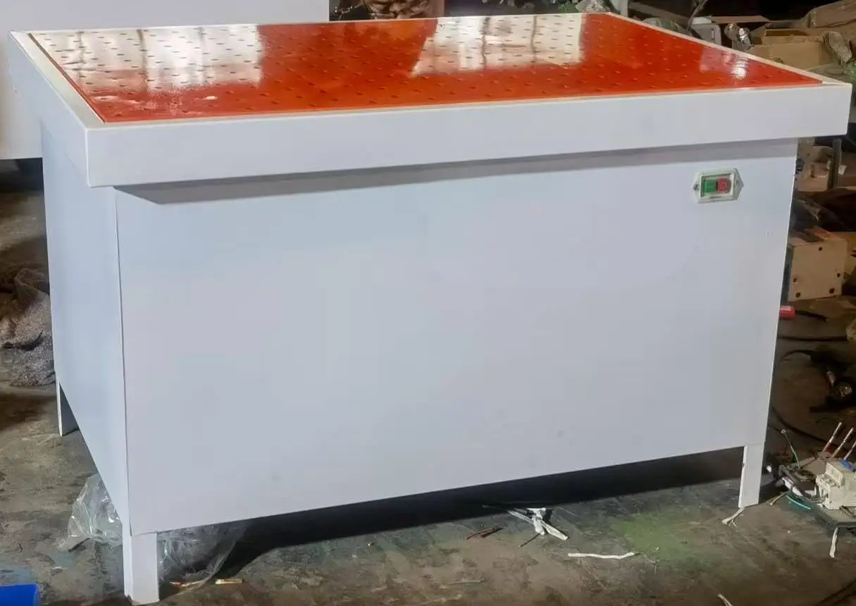 Mobile Woodworking And Metal Grinding Dust Extraction Workbench With Environmental Protection Features