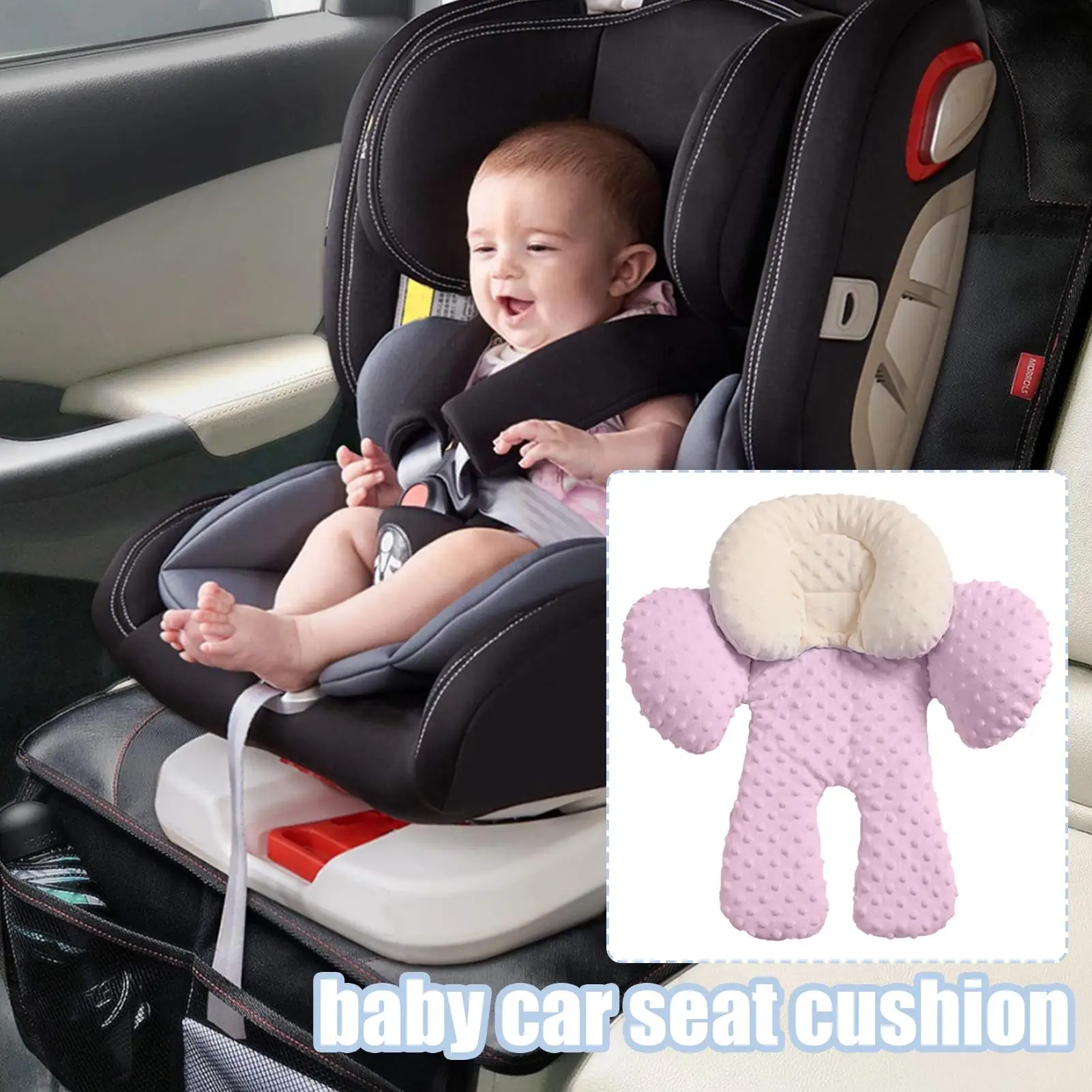 Baby Carseat Insert Support Sleeping Protection Toddler Carseat Insert Car Seat Head Support for Baby Girls for Stroller Swing