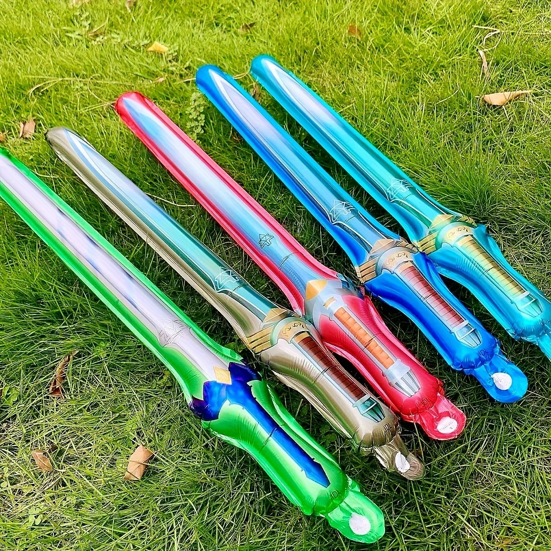 6/12/20 Stück 31 Zoll große, lebendige Schwertballon-Dekorationen, Schwertballons, Cosplay-Partyzubehör, Kostümzubehör, Bühnenrequisiten, Foto-Requisiten