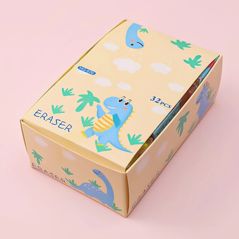 Creative Cartoon Dinosaur Pencil Eraser Learn Eraser Student Child Prize Gift Eraser
