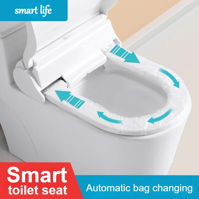 

Automatic Changing Toilet Seat Ring Smart Toilet Cover Swivel Pad Electric Disposable Seat Cushion Public Changing Film Paper