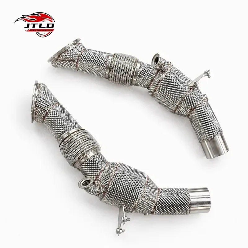 JTLD High Flow Stainless Steel Exhaust System Pipes Downpipe for 2025 Ferrari SF90