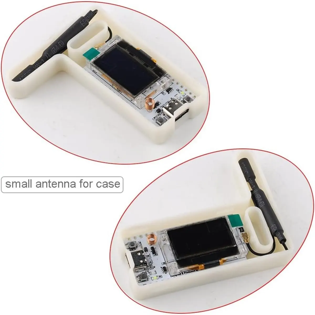 MYdaY- حافظة خاصة مكونة من قطعتين لهاتف Heltec Wifi Lora 32 V3