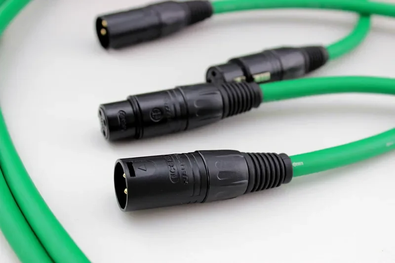 6N OFC Silver-Plated XLR Male to Female Cable High Quality Hifi Balanced Audio Interconnect Wire for DAC Amplifier Mixer