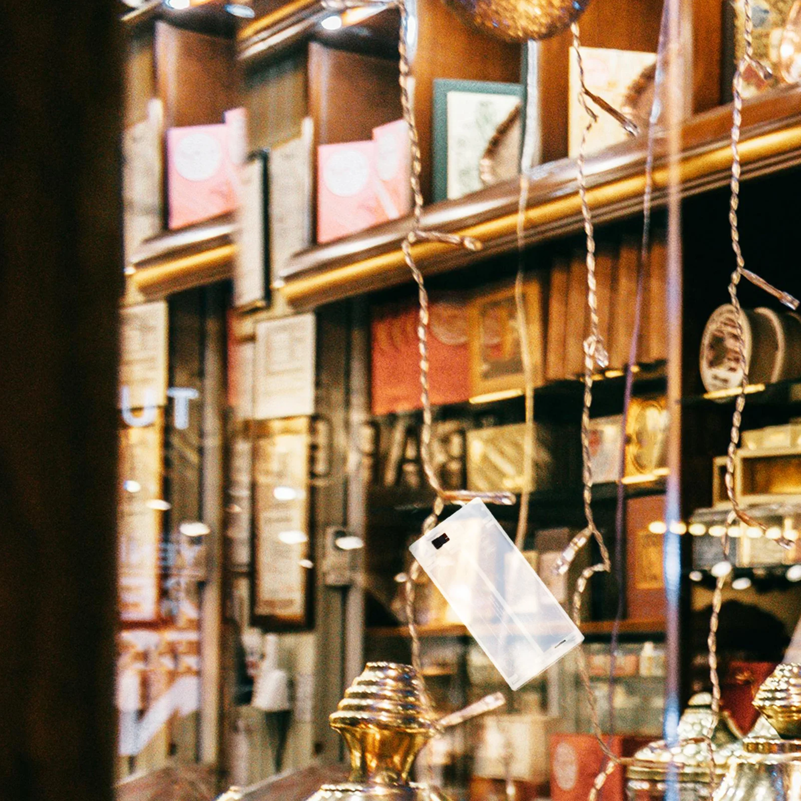 10 pçs caixa de luzes de corda transparente plástico aa titular conveniente substituição titular luzes da corda acessórios