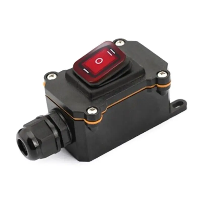 12v Heavy Duty Waterproof Inline Switches -  Power Cord Switch For Inline Control & Outdoor Use
