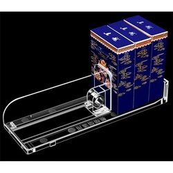 Plastic Supermarket Shelf Rack Box Products Automatic Refill Pushing Pusher System Unibody Single In Retail Stores 10pcs