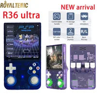 Nueva llegada R36 Ultra consola de juegos 64G 128G pantalla IPS de 4,0 pulgadas para adultos y niños reproductor de juegos consolas de videojuegos portátiles