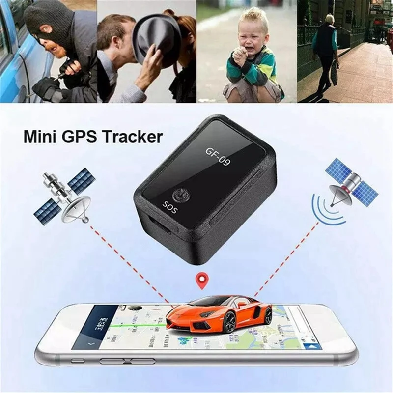 3X GF09 GPS Tracker APP Remote Control Anti-Theft Car Locator Support Voice Recording Anti-Lost For Elderly And Child