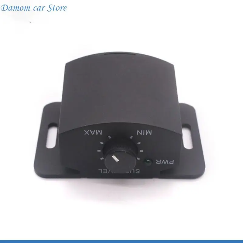 A2UC Easy to Install Auto Sound Bass Knob with Power Light Engine Low Control Knob for Customizable Sound Output