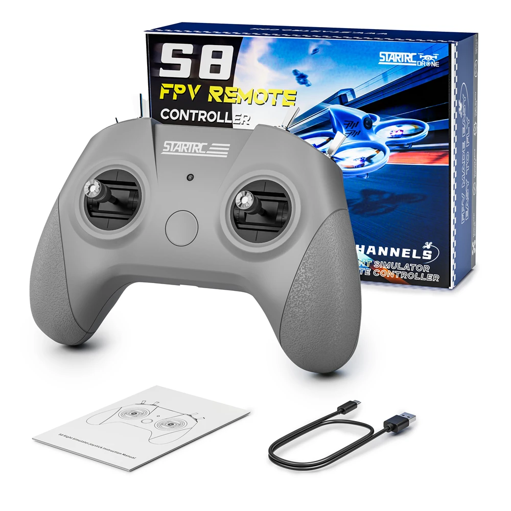 

STARTRC Drone S8 Pro FPV Контроллер симулятора полета Система тренировки полета для DJI/LiftOff/DRL/DCL/Uncrash/TryP FPV Racer Drone