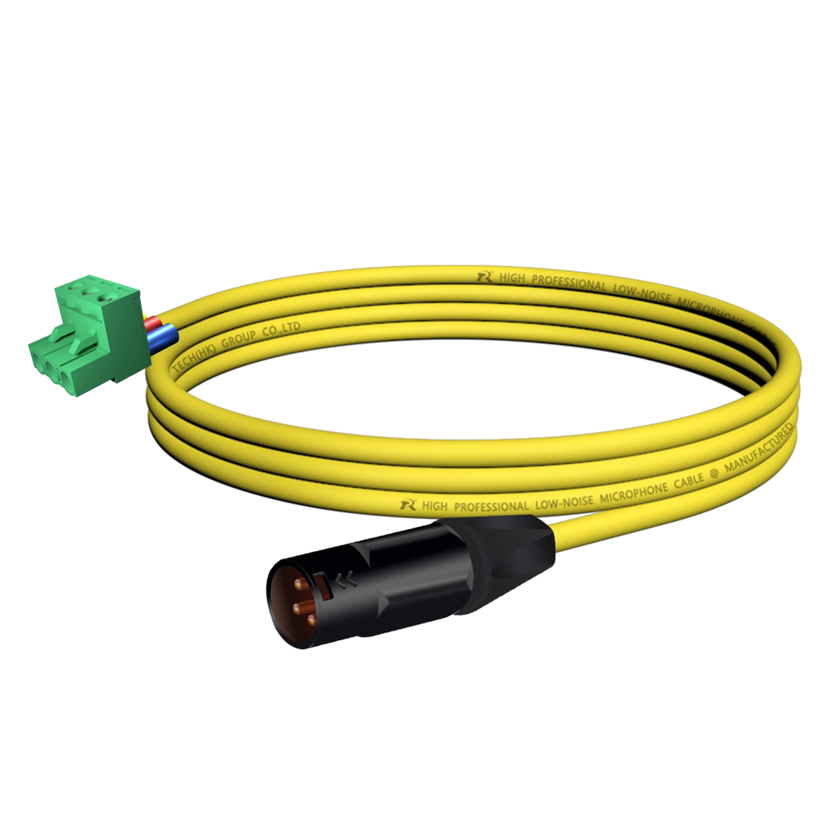 3-adriges XLR-auf-Phoenix-Terminal-Audiokabel ​ Entwickelt für Audio- und Industrieverbindungen, geräuscharm, symmetrische Audioübertragung – Detail 21