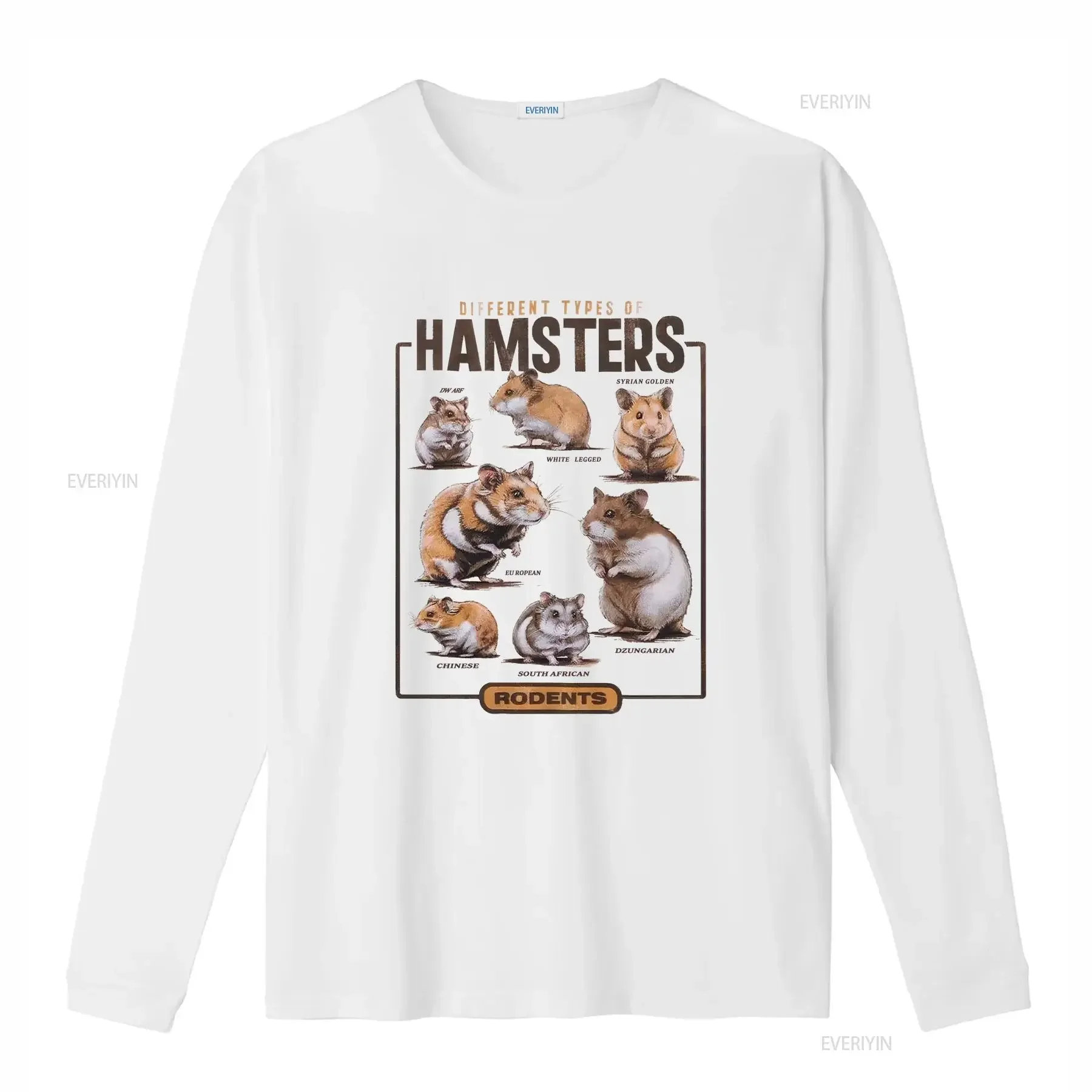 Different Hamster Types T Shirt By Goodie Two Sleeves 2025 Size S to 5 XL vintage Washed designer clothes Top For Everyday Wear