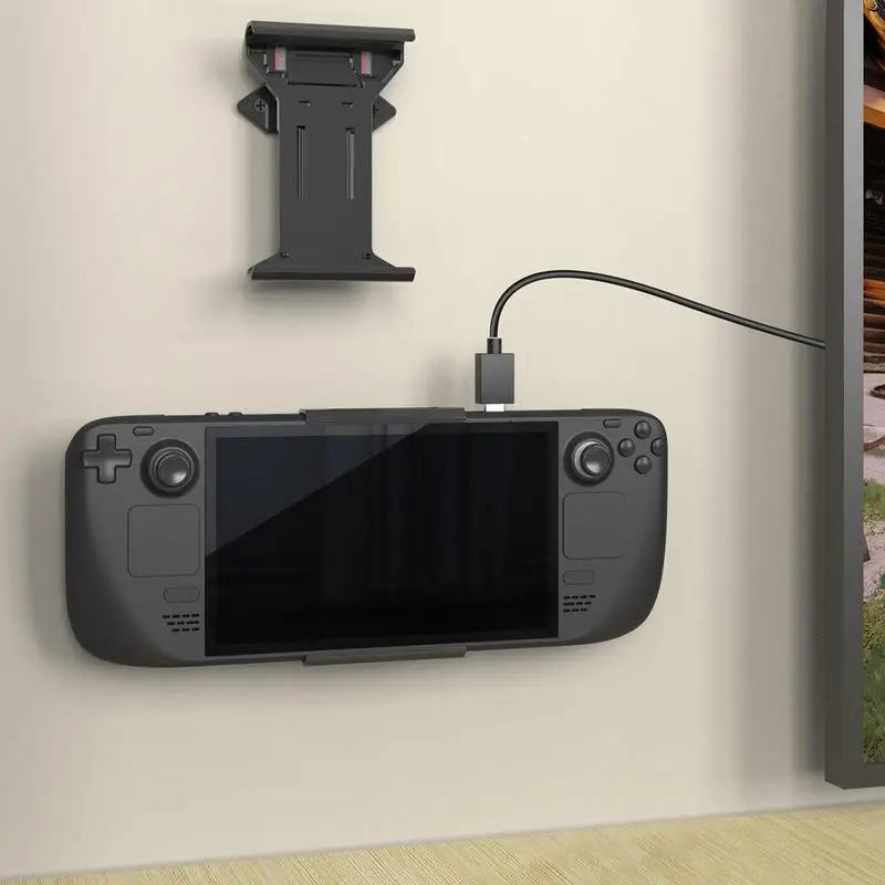 Five Gear Adjustment Wall And Desktop 2-in-1 Bracket Compatible For Steam Desk Stand Holder Display Bracket Tablet Mount Rack