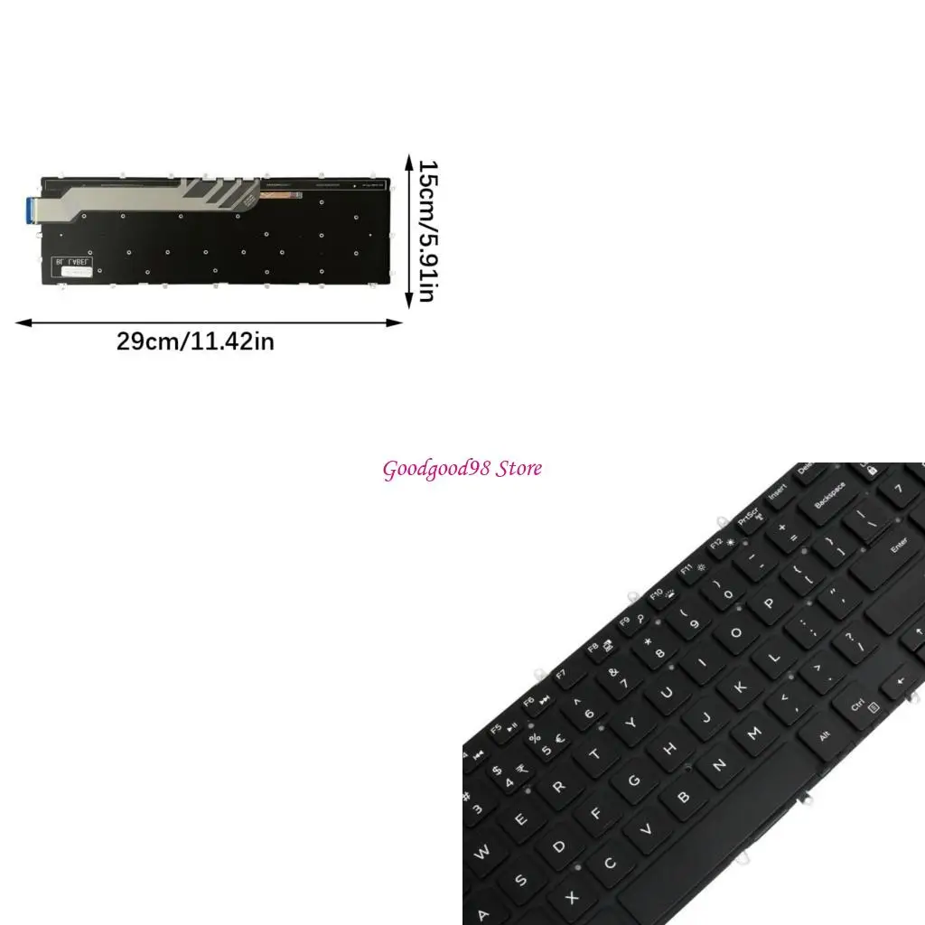 High Compatibility US Laptop Keyboards No Backlit Upgrades for G3 15 3579 3779 15 5587 G7 15 Laptop 