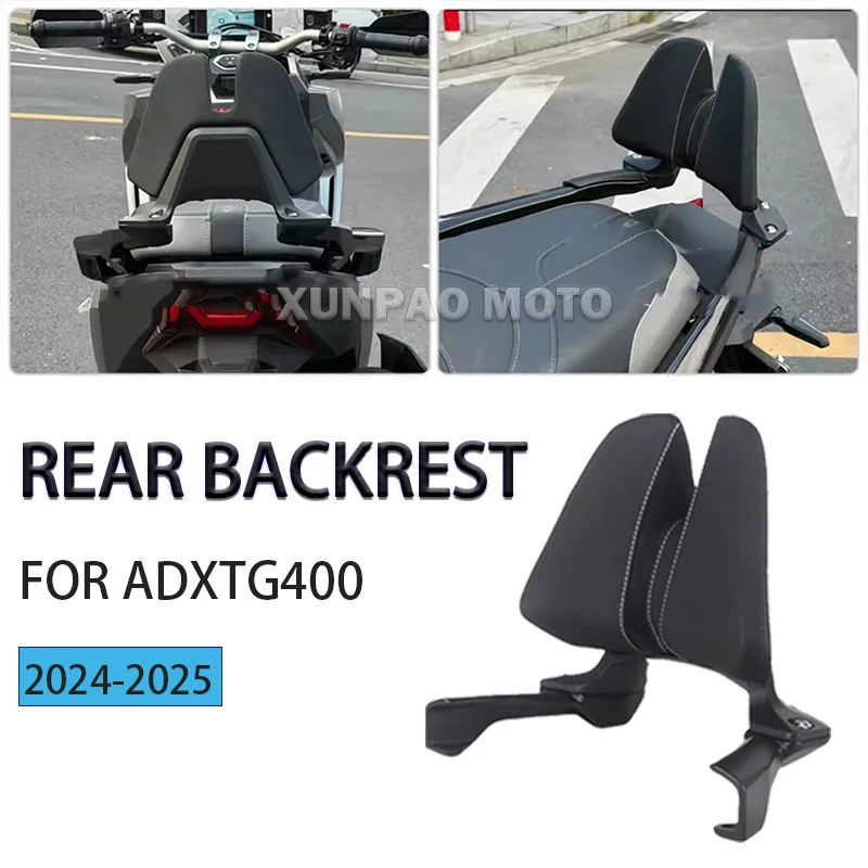 

New Motorcycle Rear Backrest FOR SYM ADX TG400 Sabertooth 400 Rear Passenger Seat Backrest Cushion Back Rest Pad Accessories