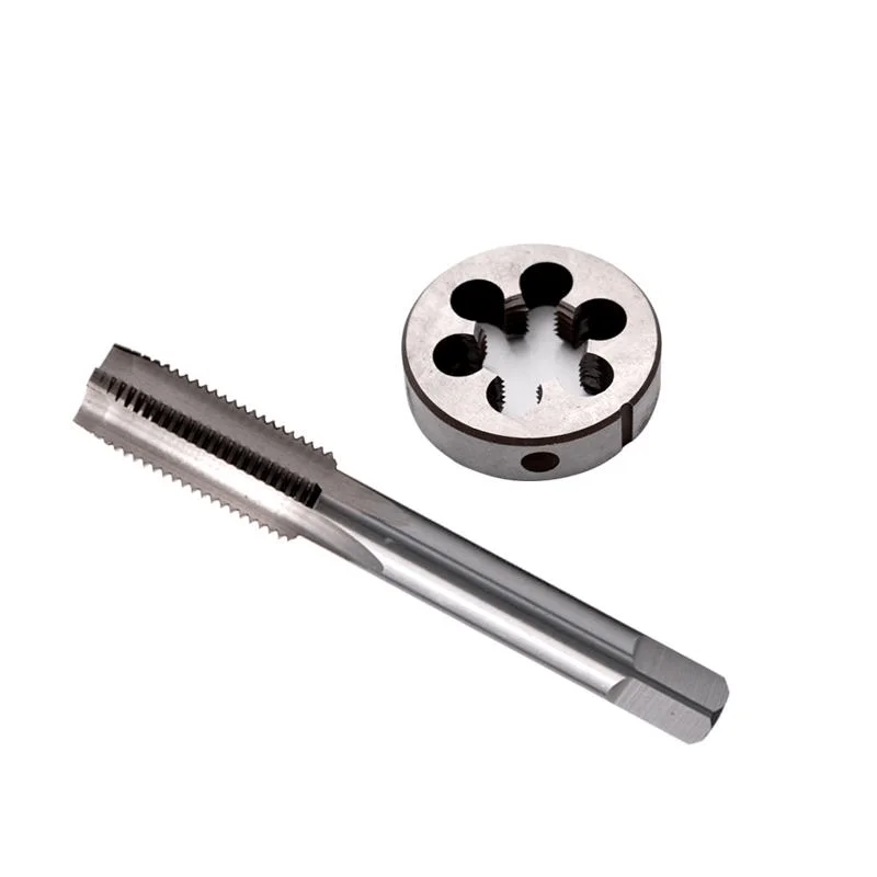 1 Set HSS Left Hand Screw tap and die set M16 M17 M18 M19 M21 M23 M25 Round dies Metric Fine Thread Straight Flute Metal taps