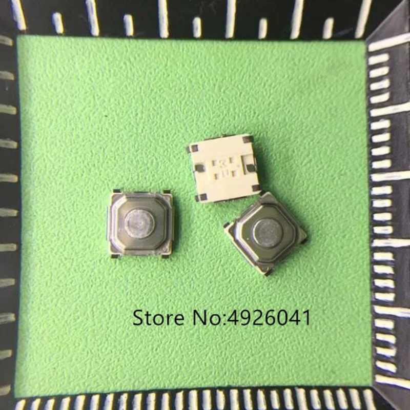 10 Uds EVQPT9A15 parche interruptor táctil 5*5*1,5 botón 4 pies parche mini