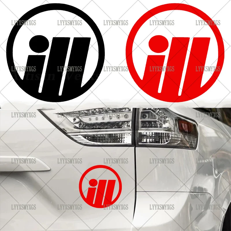 Self-Adhesive Custom ILL Car Stickers Waterproof Sunscreen Vinyl Decal PVC Wholesale Car Decoration