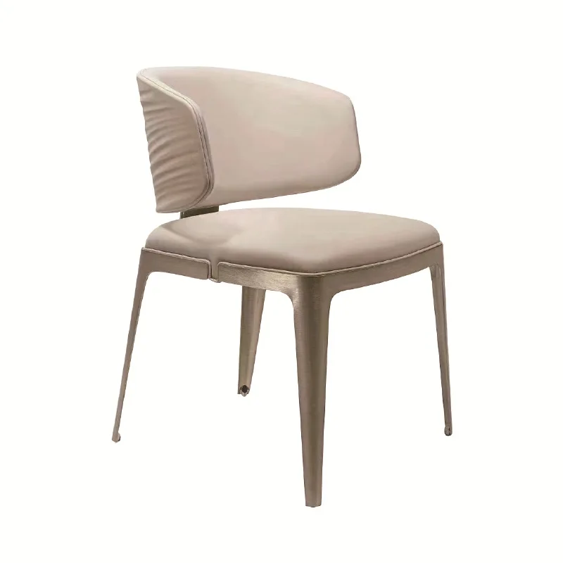 

Customizable Italian light luxury dining chair